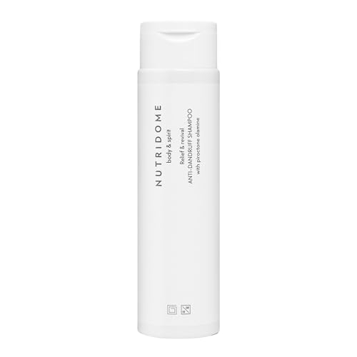 Nutridome | Champú anticaspa | Shampoo | Champu | Con piroctona olamina | Eficaz | Hidrata | Nutre | Aporta volumen | Uso diario | Seguro para el cabello y el cuero cabelludo | 250 ml