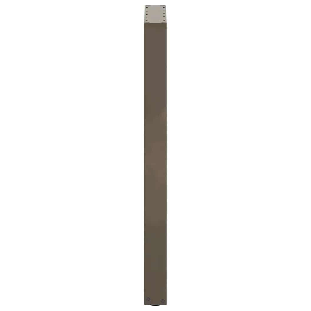 Bartischbeine 2er Set U-Form 50x100-101cm Stahl Pulverbeschichtet