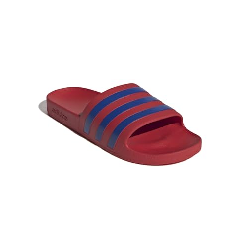 adidas Unisex Adilette Aqua Slides, better scarlet/team royal blue/better scarlet, 40.5 EU – Ansicht 3