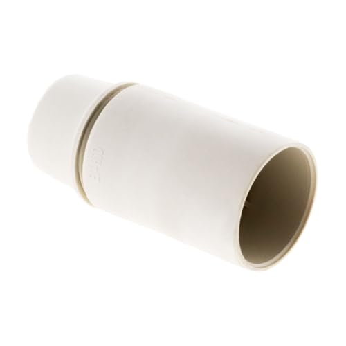 Zenitech - Casquillo E14 Termoplástico Liso - Base E14 para Lámparas - Tensión Máx 250V - Intensidad Máx 2A - Adecuada para Interior - Blanco
