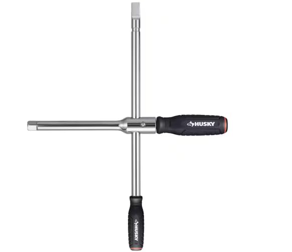 Husky Compact 1/2 in. Drive Lug Wrench with High Torque