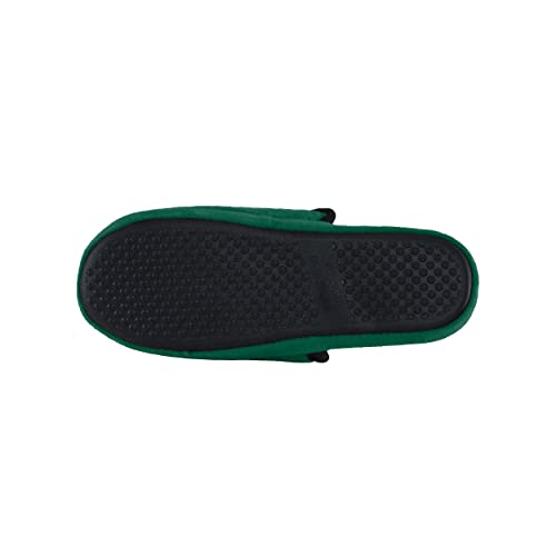 Image of FOCO mens NCAA College Team Logo Sherpa Moccasin Slippers