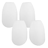 Lumière douce et diffuse : cet abat-jour en plastique pour plafonnier adoucit et répartit la lumière uniformément, ce qui en fait un accessoire idéal pour une lampe de table, une ampoule, un lampadaire, une suspension ou un abat-jour pour lampadaire