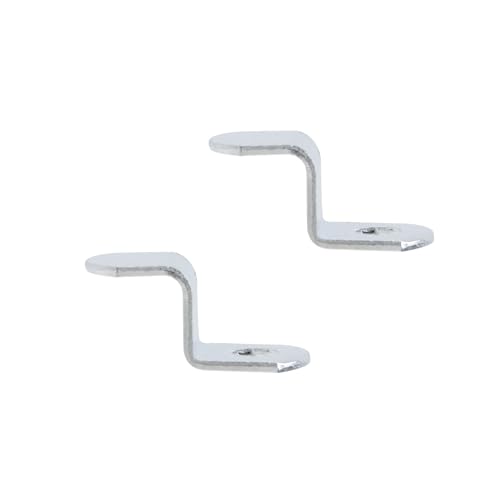 Image of T Tulead Canvas Offset Clips for Picture Framing Canvas Clips Mirror Clips Single Hole, 3 /8 inch, 20PCS