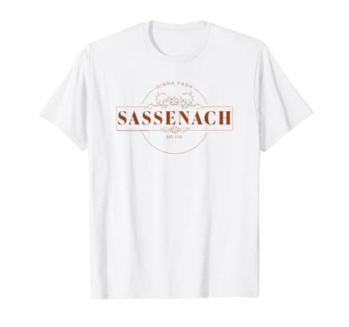 Outlander Sassenach Floral Camiseta