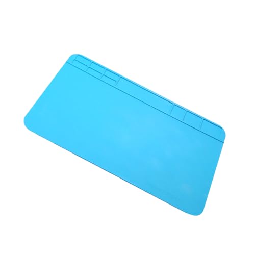 VILLCASE 1Pc Parts Work Pad Heat Insulation Silicone Mat for Electronic Maintenance Organizes Tiny Screws Components for Cell Phone Repairs