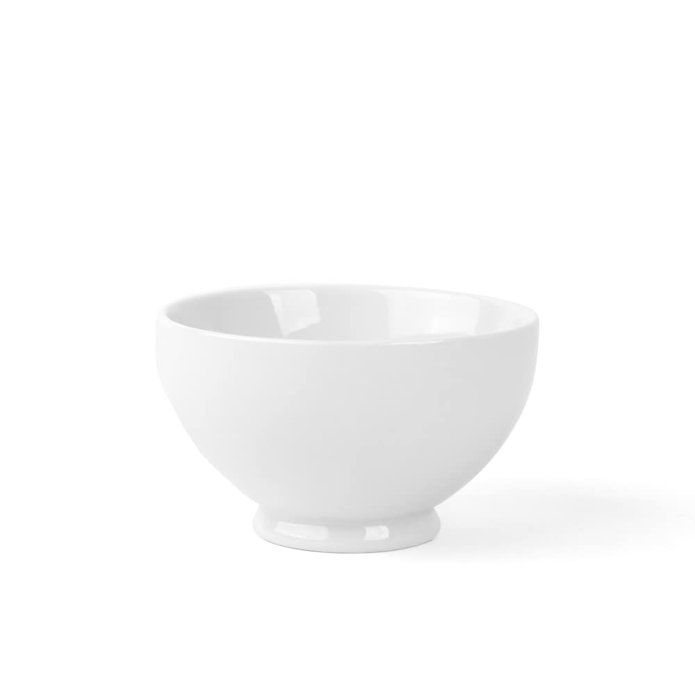 Holst Porzellan SH 2108 FA5 Porzellan French Coffee Bowl 0,45 l 12.5 x 7.5 cm, weiß, 6 Einheiten
