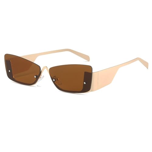Lunettes de soleil de mode femmes men sans bord verres tendance unisexe