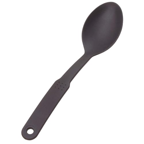 For CRESTWARE NY8 Serving Spoon,12 in L,Black 45GJ43