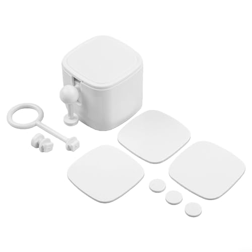 Robot de dedo para automatización del hogar - BLE 4.2 pulsador de botón remoto con batería de 500 mAh, par de torsión de 1,6 kgf-cm, 8 mm, carcasa ABS, blanco