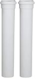 MKK - 19601-001 - HT-Rohr DN 32 Länge 0,25 m - 1 m Abwassersystem Rohre Abflussrohr Abwasser weiß 0,25 m (Packung mit 2)