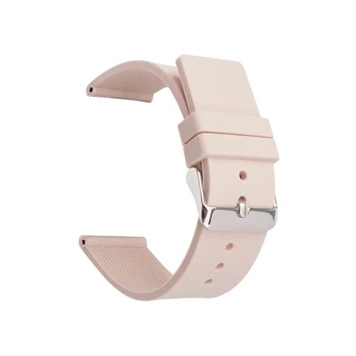 Bracelet de montre en silicone 18mm souple et étanche avec boucle