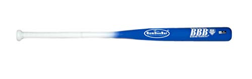 BamBoo Bat HNBU34ASA Softball Bat, Natural Handle/Blue Barrel, 34-Inch/30-Ounce