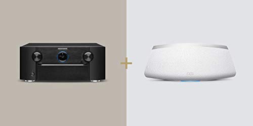 Marantz SR7013 AV Receiver + HEOS 7 Wireless Speaker (White) Bundle