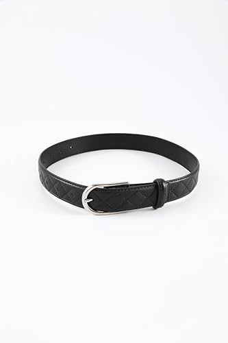 Kids Equestrian Genuine Leather Quilted Belt for Breeches, Durable Stainless Steel Buckle Toddlers, Kids, Girls, Teen4