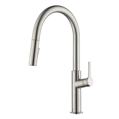KIBI Fusion Single Handle Pull Down Kitchen Faucet for Bar