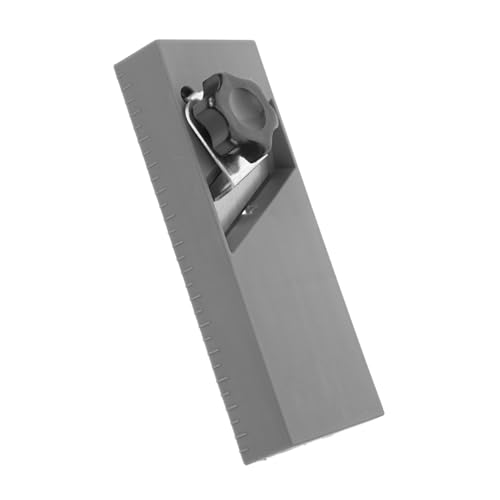 DIYEAH Outil de menuiserie tailleuse de bandes de chant plan de chanfrein raboteuses travail du bois coupe-ébavurage raboteuse à main plan de bloc Braquier acier Black
