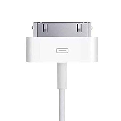 Image of THE BATTERY STORE Original 30 Pin to USB Charging and Sync Data Cable for 4 /4S /4G iPod and iPad 3rd Generation (White (APR107), 1M