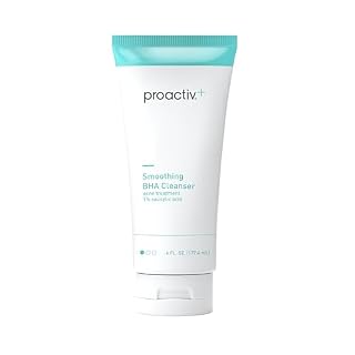 Proactiv+ Smoothing BHA Cleanser, 6 oz, Unscented Acne Treatment for All Skin Types, 1% Salicylic Acid Cleanser with Soothing Aloe