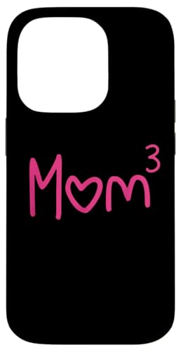 Mom Of Three Kids 3 Mother Day Third �V���� �Ԃ���� �}�} �}�} �X�}�z�P�[�X iPhone 14 Pro �p