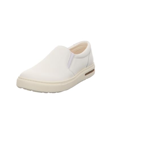 Mocassins BIRKENSTOCK OSWEGO NATURAL blanc adulte en toile premium