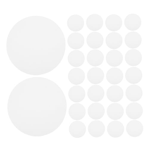 Papier à dessin rond blanc Uonlytech de 100 pièces pour croquis et loisirs créatifs