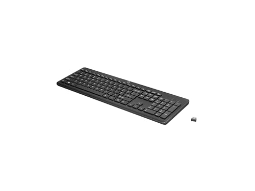 HP TECLADO (ALEMAN) INALÁMBRICO 230 (Negro) 3L1E7AAABD
