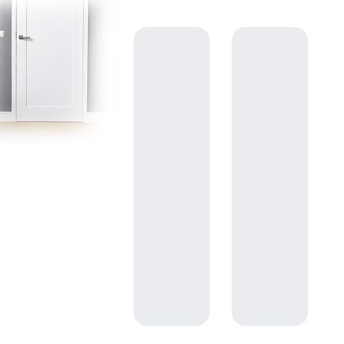 Durable Cat & Dog Door Protector from Scratching - Anti-Scratch Guard for Interior/Exterior Doors Stainless Steel Self-Adhesive Kick Plate (Matte White 4x16)