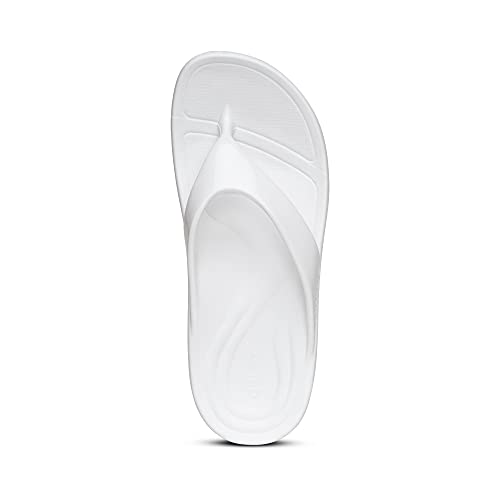 Image of Aetrex Maui Orthopedic Flip Flops for Women Arch Support - Pressure Relief Water-friendly Shock Absorption Super Soft UltraSky EVA Foam Flip Flops
