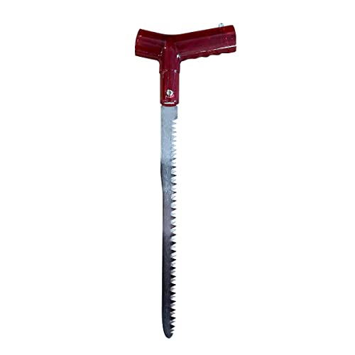 Snowbigdeal Emergency Snow Shovel With Saw - Converts From Dig To Chop/Hoe Mode Portable For Snowmobiles, Skiing, Backcountry, Avalanche Rescue Winter Survival Gear Car, Camping T6 Aluminum, Red #TOP3