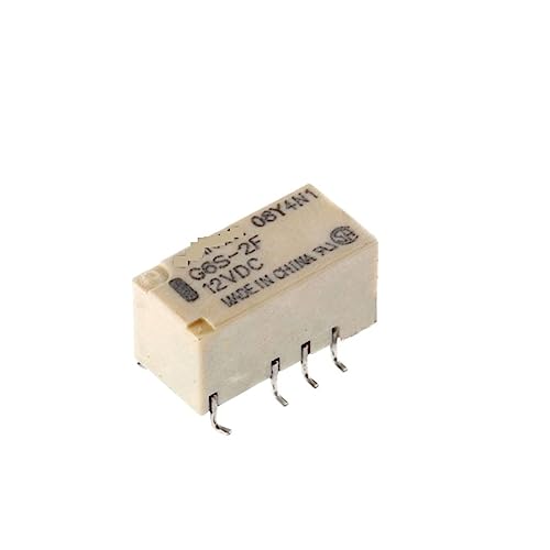 Relais G6S-2F DC12V à haute sensibilité pour commutation de signal sans perte