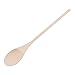 18-Inch Long Handle Wooden Cooking Mixing Spoon, Birch Wood Set of 2
