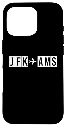 JFK AMS�t���C�g���[�g�j���[���[�N����A���X�e���_���ւ̃R�[�h �X�}�z�P�[�X iPhone 16 Pro �p