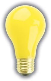150 WATT A21 Yellow Bug Light Supra Life Light Bulb