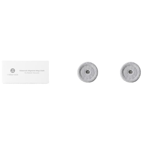 Image of roborock 2 Pack Side Mop Cloths for Roborock Saros 10 Robot Vacuum Cleaner, Mop Pad Replacement Accessories