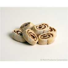 Rich Products Traditional Petite Cinnamon Sweet Roll Dough, 1.25 Ounce -- 240 per case.