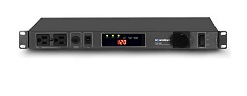 Soundavo PMX-3300 Power Conditioner and Surge Sequencer 10 Protected Outlets and 3 Zones