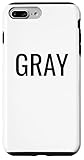 iphone 6 plus gray color Gray Gray Carcasa para iPhone 7 Plus/8 Plus