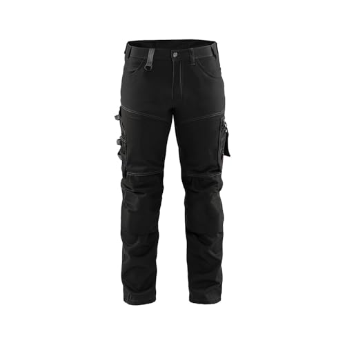 Pantalon de travail stretch artisan stretch intégral noir Blaklader