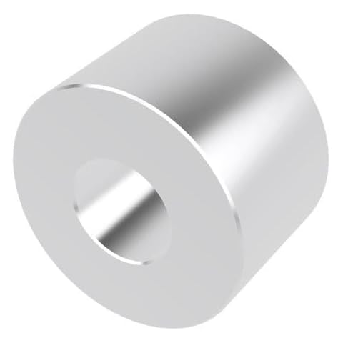 Aluminum Spacer 3/4" OD x 5/16" ID x Choose Your Length, Round Spacer Unthreaded Standoff Bushing Plain Finish, Fits Screws Bolts 5/16" or M8 by Metal Spacers Online (1/2" Length, 10 Pack) Cover