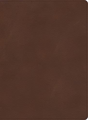 KJV Single-Column Wide-Margin Bible, Brown LeatherTouch, Red Letter, Pure Cambridge Text, Wide Margins, Full-Color Maps, Easy-to-Read Bible MCM Type