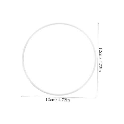 Aros de metal para manualidades DIY de hierro Nuobesty un pack de 10 piezas redondas 3