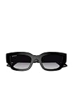 GUCCI Damskie okulary przeciwsłoneczne GG1558SK, czarno-kryształowo-szare, 51, Czarno-krystaliczny-szary, 51