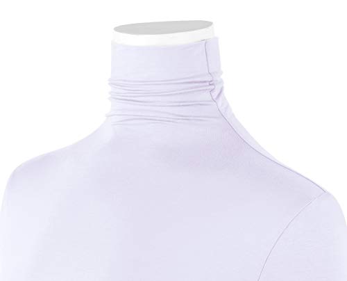 Image of AUHEGN Women's Long Sleeve Lightweight Turtleneck Top Pullover Casual Active Layer Tops Shirts