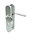 Produktbild Buddy4Home house accessoires Schutzbeschlag DIN 18257 - ES 1 - L Wohnungseingangstür Langschild 72mm SI Beschlag Aluminium F1 Wechselgarnitur rund G160/D110 PZ