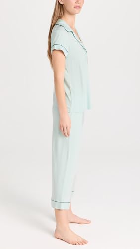 Image of Eberjey Gisele Short Sleeve and Cropped Pant PJ Set
