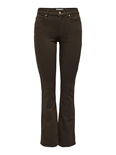 ONLY Damen Jeans ONLBLUSH MID Flared COL Pant PNT (as3, Waist_Inseam, x_s,...