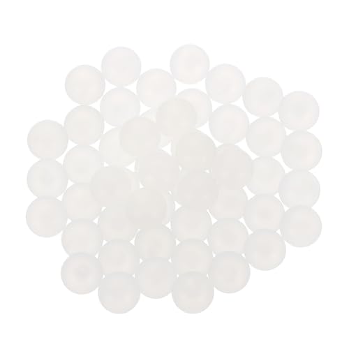 uxcell 200pcs PP Plastic Bearing Balls 9mm Solid Plastic Balls, Precision Bearing Ball, White