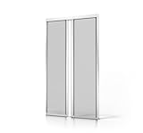 Avosdim - Estor mosquitera para puerta de aluminio de lujo, protección contra insectos ajustable
