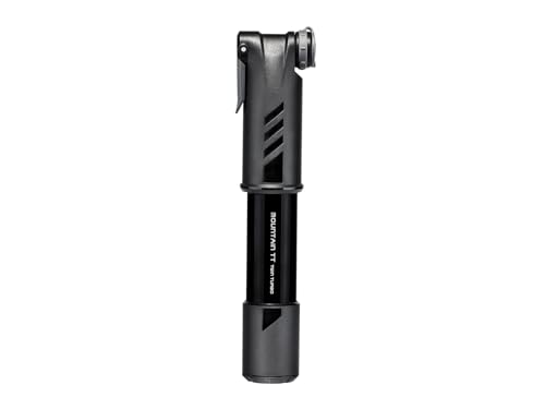Topeak Mountain TT Twin Turbo Pump, 120 Psi/ 8.3 Bar, Fits Presta, Schrader, and Dunlop Valves by Topeak - Used condition - US$44.96